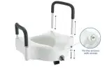 01.02 - Raised Toilet Seat With Fixed Arms - Image 2
