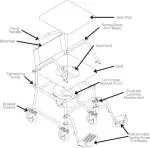 01.26 Commode FS691 (Detachable Arm/Foot Rest) - Image 3