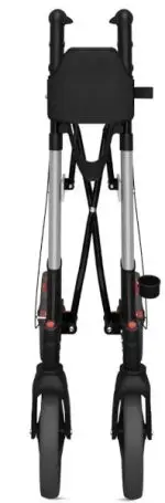 03.02 Rollator Four Wheel With Storage Bag And Seat. - Image 2