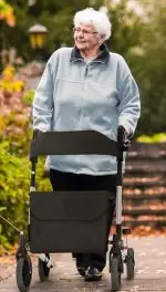 03.02 Rollator Four Wheel With Storage Bag And Seat. - Image 3