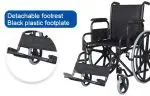 04.02 Wheelchair - With Drop Down Handles - Image 3
