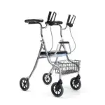 03.33 4 Wheel Rollator with Armrest Gutter Forearm Rollator