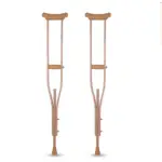 03.15  Wooden Crutches 1x Pair
