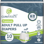 11.30 Adult Diapers Premium Pull Up - Large.  Pack of 10