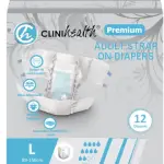 11.33  Adult Diapers Premium Strap On 12s - Large