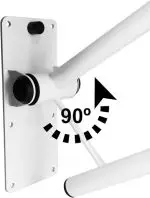 01.01 Bathroom Grab Handle with Toilet Roll Holder - Image 3