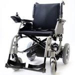 04.22 Heavy Duty Folding Electric Wheelchair. Pioneer Class